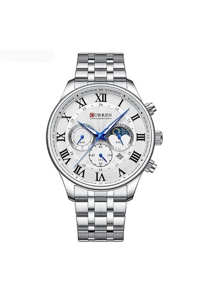 Curren 8427 Men's Stainless Steel Analog Watch – Original Luxury Wrist Watch