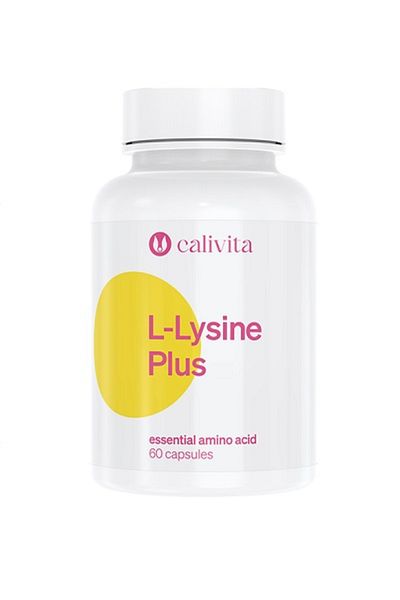 Calivita L-Lizină PLUS Supliment alimentar pentru dietă vegană (60 capsule) -