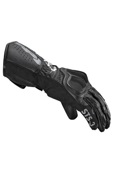 Spidi Sts-3 Leather Gloves Black