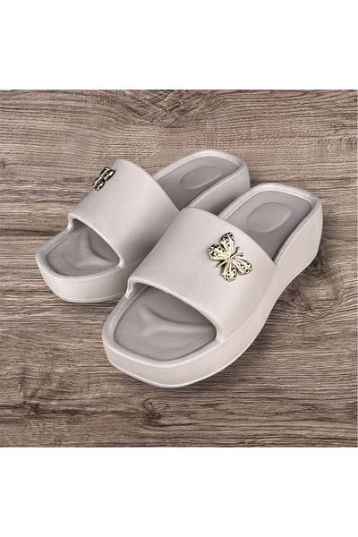 monapicco Women's Orthopedic Soft Light Wedge Heel Beach Pool Daily Slippers