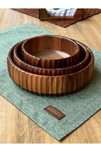ROSSEV Acacia Bowl Set of 3