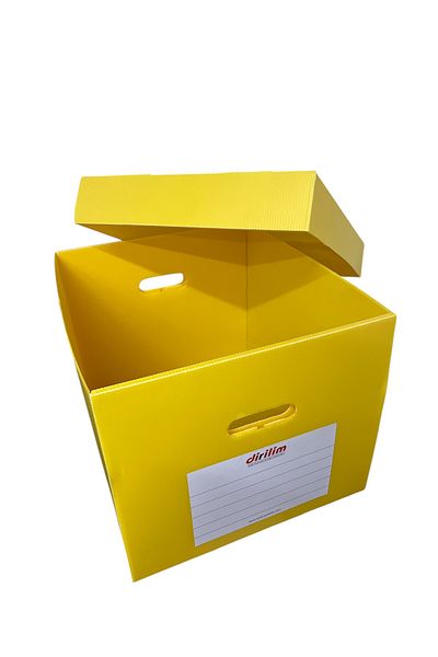 dirilim plastik Reborn Plastic Archive Box 42*35*30cm 5 Pieces Folder Capacity Folder Plastic Corrugated 20 Pieces