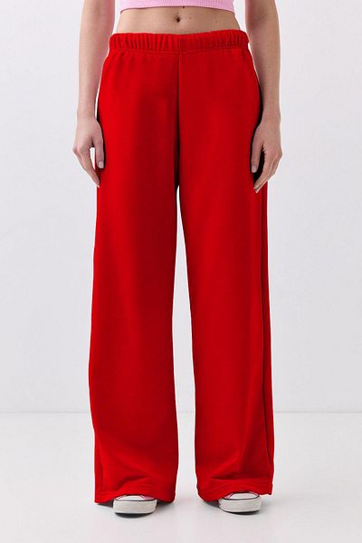 Trendiz Women's Wide Leg Sweatpants Red 2013