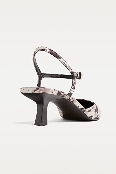 Stradivarius Printed heeled shoes