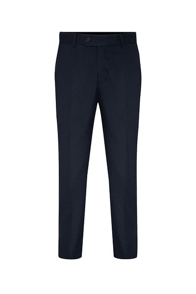 SÜVARİ Παντελόνι με ίσιο μπλέ Navy Slim Fit