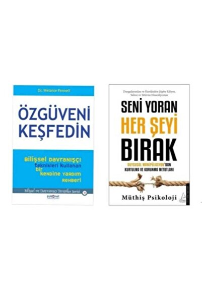 Psikonet Yayınları OZGUVENI KESFEDIN + SENI YORAN HER SEYI BIRAK = 2 SET