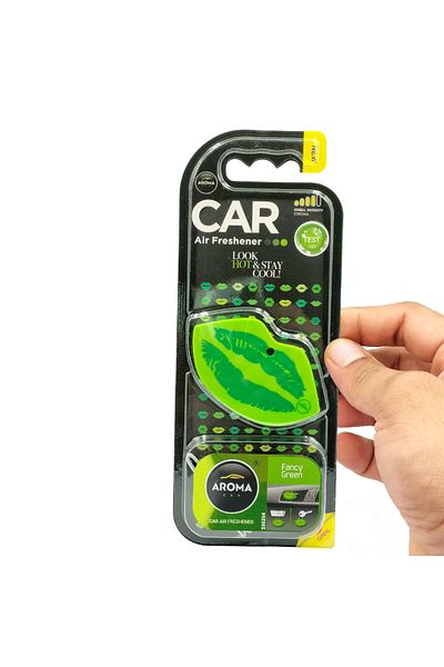 Aroma Car Air Freshener Fancy Green - Strong, Long-Lasting Natural Fragrance for Car Vent Use