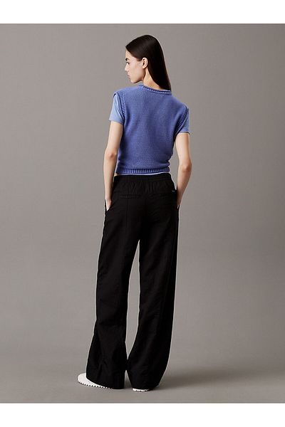 Calvin Klein PANTALONI DE LINĂ MULȚĂ