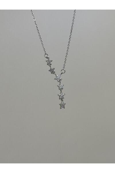 haslet Çelik Kayan Yıldız Y Kolye