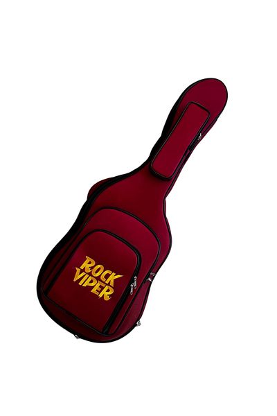 Rock Viper Red Professional Thick Padded Electric Guitar Case