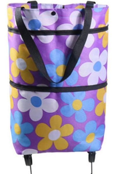 NAUDILIFE Foldable Shopping Bag, Textile, Multicolor