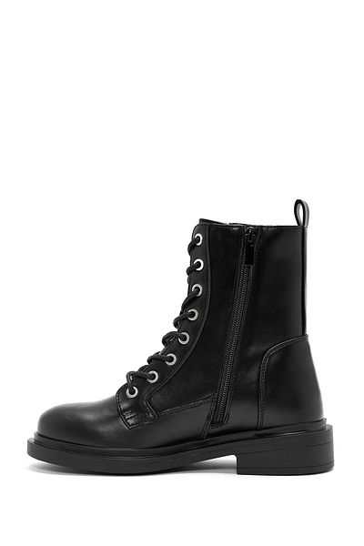 Derimod Women's Black Zippered Boots 24Wfe 402518