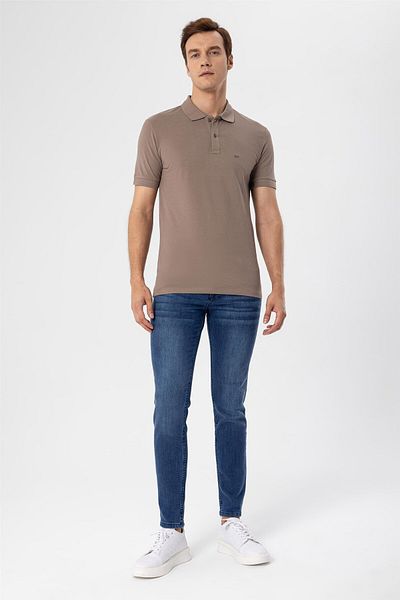 SÜVARİ Μπλούζα με ντεκολτέ Brick Regular Dobby Polo