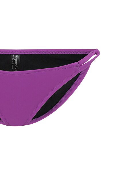 AQUAVİVA Women's Purple Izabella Triangle Bikini Set with Gold Accessories