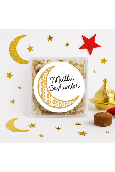 repro design Srećni praznici, samolepljiva etiketa 4 cm, 24 komada, etiketa z...