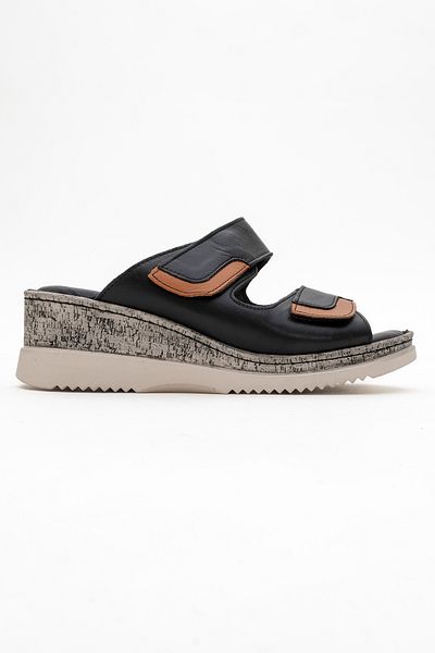 Ataköy Ayakkabı Women's Leather Slippers