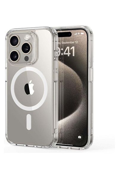 Ugreen iPhone 15 Pro Max Case, Compatible with MagSafe, Protection, Yellowing Resistant, Scratch-Resistant
