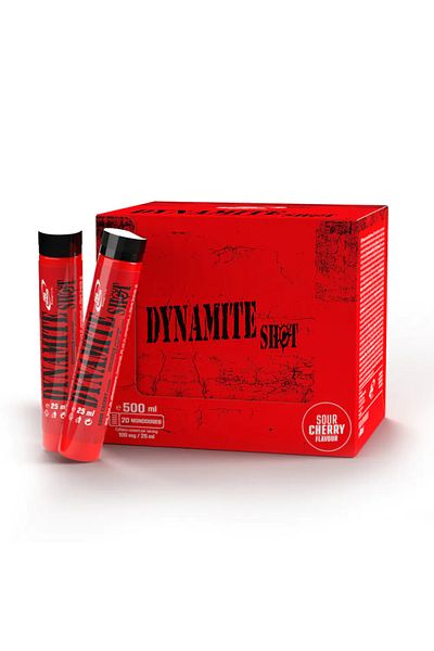 Pro Nutrition Pre-workout Energizing Monodoses, Dynamite Shot Sour Cherry 20 Monodoses X 25 ml
