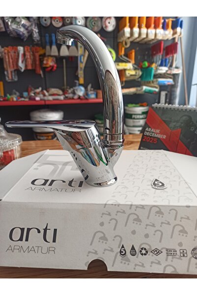 Artı Artı Flu Kuğu Lavabo Batarya