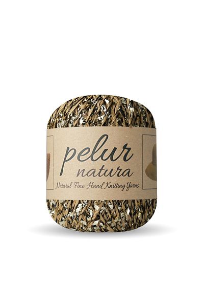 Pelur Natura Χάρτινο σχοινί κομφετί Φυσικό Κίτρινο