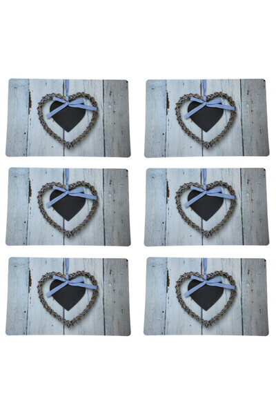 PUFO Plate holder set for serving food, Pufo Love model, 6 pieces