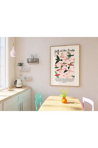 Dekorsiahome One Piece Wooden Frame Living Room Hall Kitchen Table Tk0545
