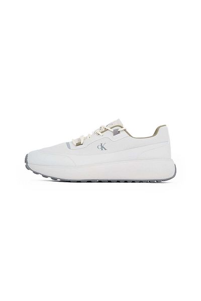 Calvin Klein Men's White Logo Sneaker