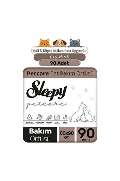 Sleepy Petcare Pet Bakım Örtüsü 60X90 cm 3X30 (90 Adet)