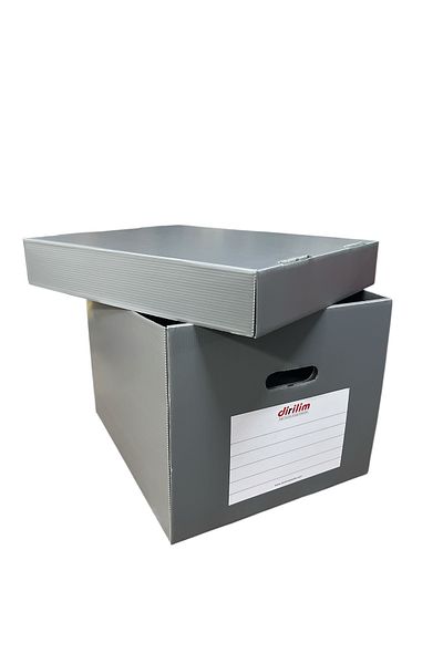 dirilim plastik Reborn Plastic Archive Box 42*35*30cm 5 Pieces Folder Capacity Folder Plastic Corrugated 10 Pieces