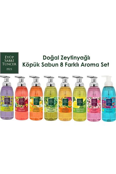 Eyüp Sabri Tuncer Foam Soap 500ml X 8 Aroma Set
