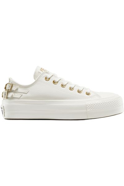 converse Sneakers Converse Chuck Taylor All Star Lift Platform Buckle, White, Unisex