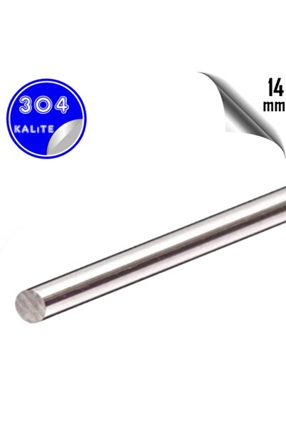 PÇS Paslanmaz Tijă din oțel inoxidabil 304 Ø 14 mm (1 METRU)