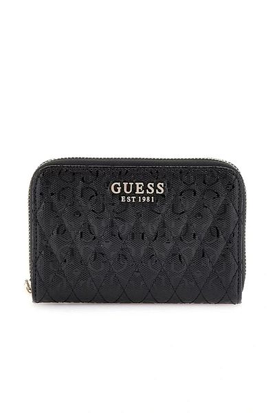 Guess Dámská černá peněženka Betula Slg Medium Zip Around Swgg9626140-bla