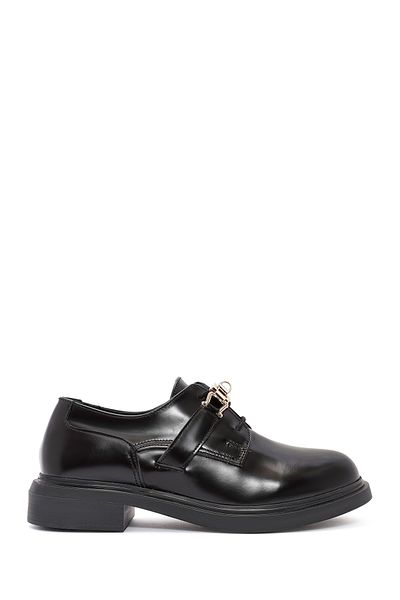 Derimod Women's Black Lace-Up Leather Men's Shoes 24Wfd 210322