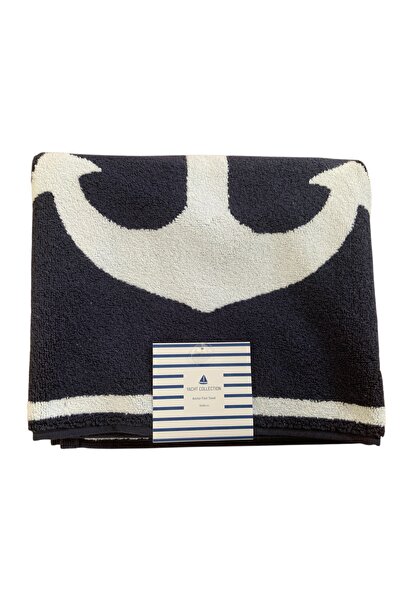 Madame Coco Anchor Рушник для ніг - Синій - 50x80 см 100% бавовна