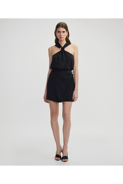 İpekyol Metal tokalı şort etek