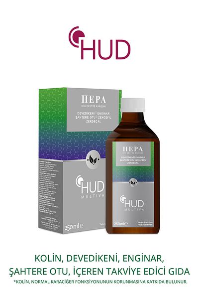 Hud Multiva Hepa Food Supplement Containing Choline, Thistle, Artichoke, Safflower, Ginger, Turmeric