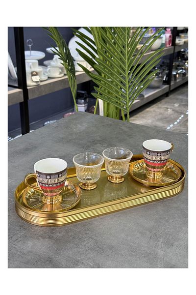 ACAR Frenze Luxury Porcelain 2-Piece Cup Set