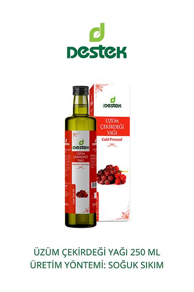 Destek Grape Seed Oil 250 ml Cold Press