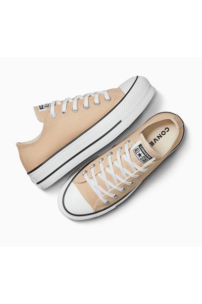 converse Sneakers Converse Chuck Taylor All Star Lift Platform Polka Dots, Beige, Unisex