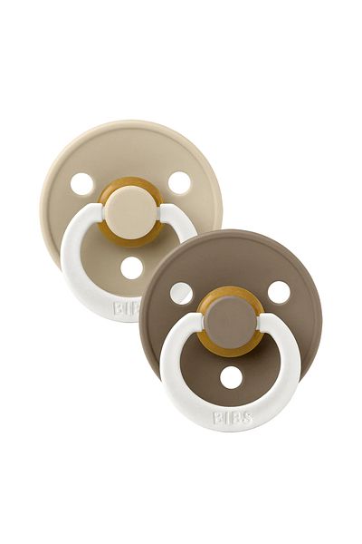 Bibs BIBS Pacifier Brown and Beige 6-18 Months (Your Baby's Name Feature)