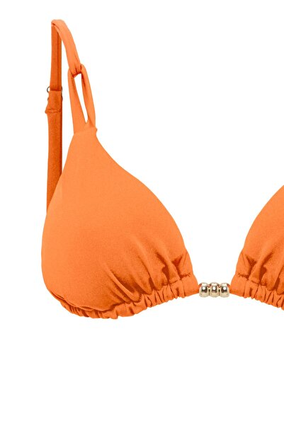 AQUAVİVA Women's Pomegranate Flower Izabella Gold Accessory Triangle Bikini Set