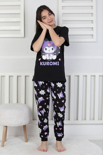 bunny hopp 100% Cotton Summer Short-Sleeved Anti-Sweat Soft Fabric Girl's Pajamas Set