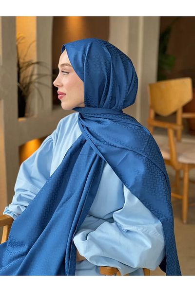 Modakaşmir Water Wave Pattern Shawl