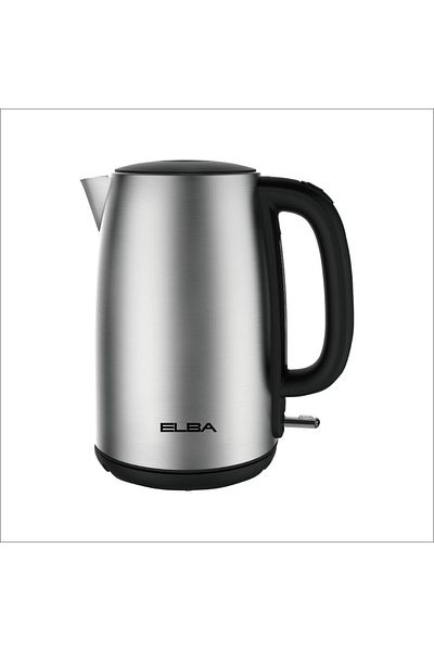 ELBA - 1.7L Stainless Steel Electric Kettle - Water Level Indicator - Auto Shutoff - Italian Technology