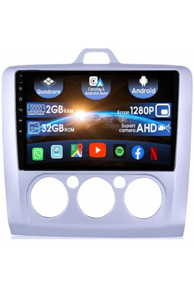 navi-it Dedicated Navigation Ford Focus 2 2004-2011, 2gb Ram 32gb Rom, Quad Core, Display 9" Ips Full Hd