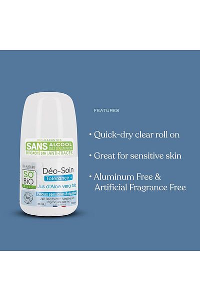 So'Bio Etic So Bio Etic Organic 24H Deodorant Aloe Vera Juice 50ML