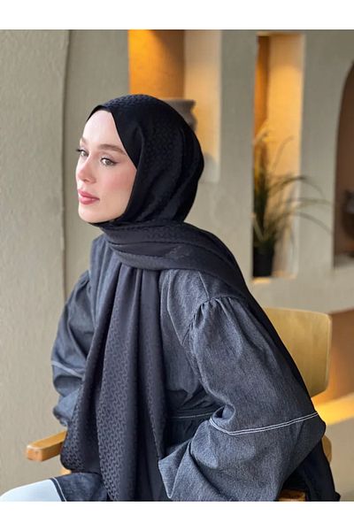 Modakaşmir Water Wave Pattern Shawl