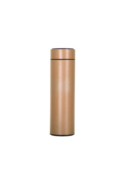Ikonka Termos Smart 500 Ml, Afisaj Temperatura Led, Sita Metal, Auriu