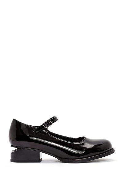 Derimod Women's Black Patent Leather Mary Jane Shoes 24Wfe 401216